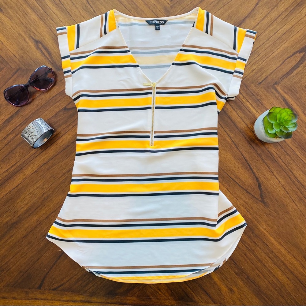Express yellow shirt